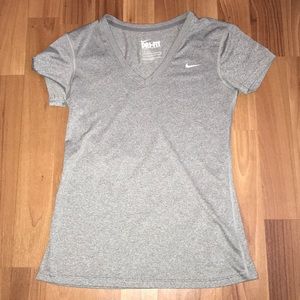 NIKE dri-fit work out V-neck